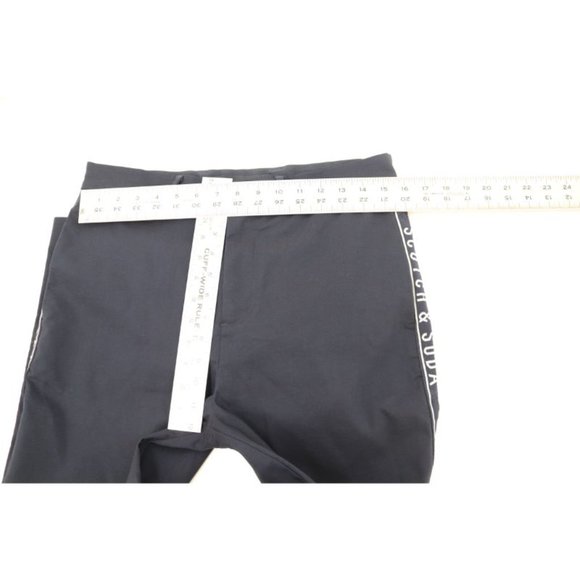 Scotch‎ & Soda pants mens 29 loose tapered blue side logo tape stretch chino - Picture 5 of 12